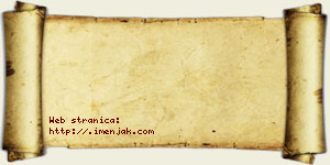 Bojana Kažović vizit kartica